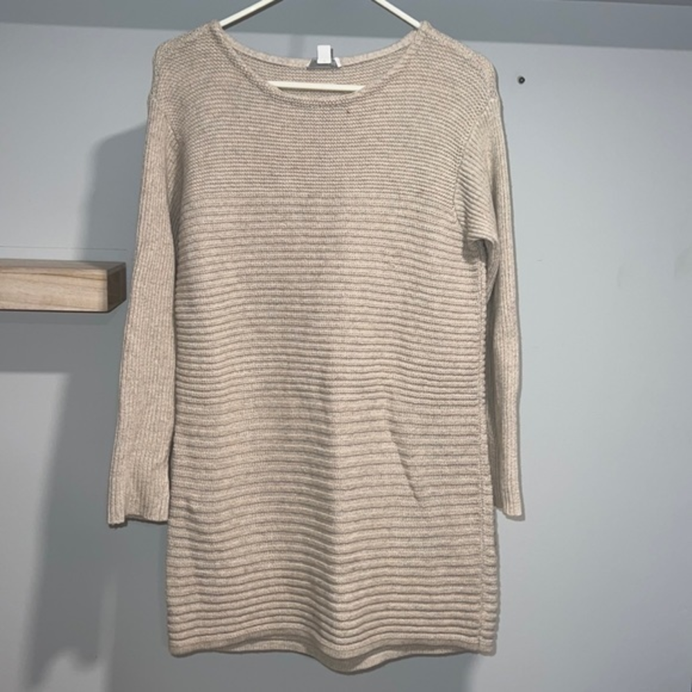 J.Jill Cream nude‎ sweater dress